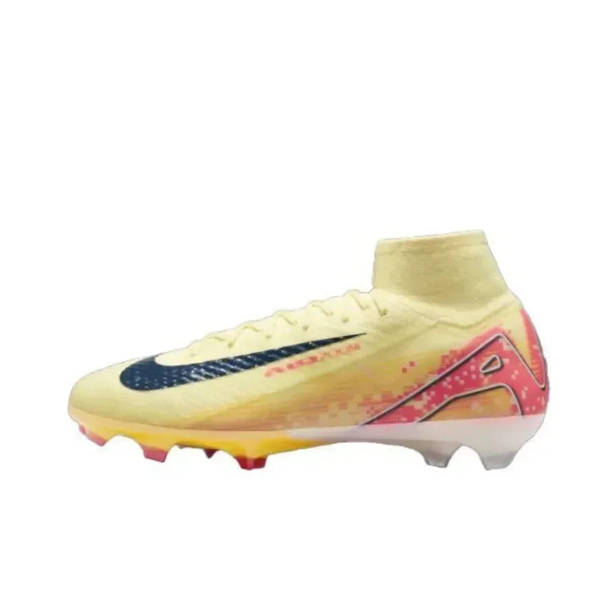 NIKE Mercurial Superfly 10 Elite FG Men's Soccer Cleats Comfortable Grip Hard Turf Natural Turf Purple and White Colorway